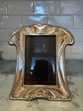 Art Nouveau large sterling picture frame