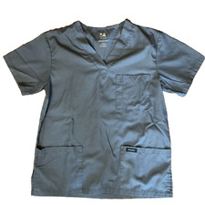Dagacci Scrubs Top - Size XS - Women - Grey Gray