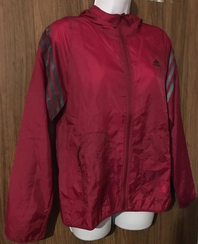 ADIDAS Run Icons 3-Stripes Hooded Running Windbreaker - XS - £80 - Image 2 of 4