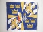 ROYAL STANDARD OF SWEDEN FLAG 3' x 3' for a pole - SWEDISH KINGDOM FLAGS 90 x 90