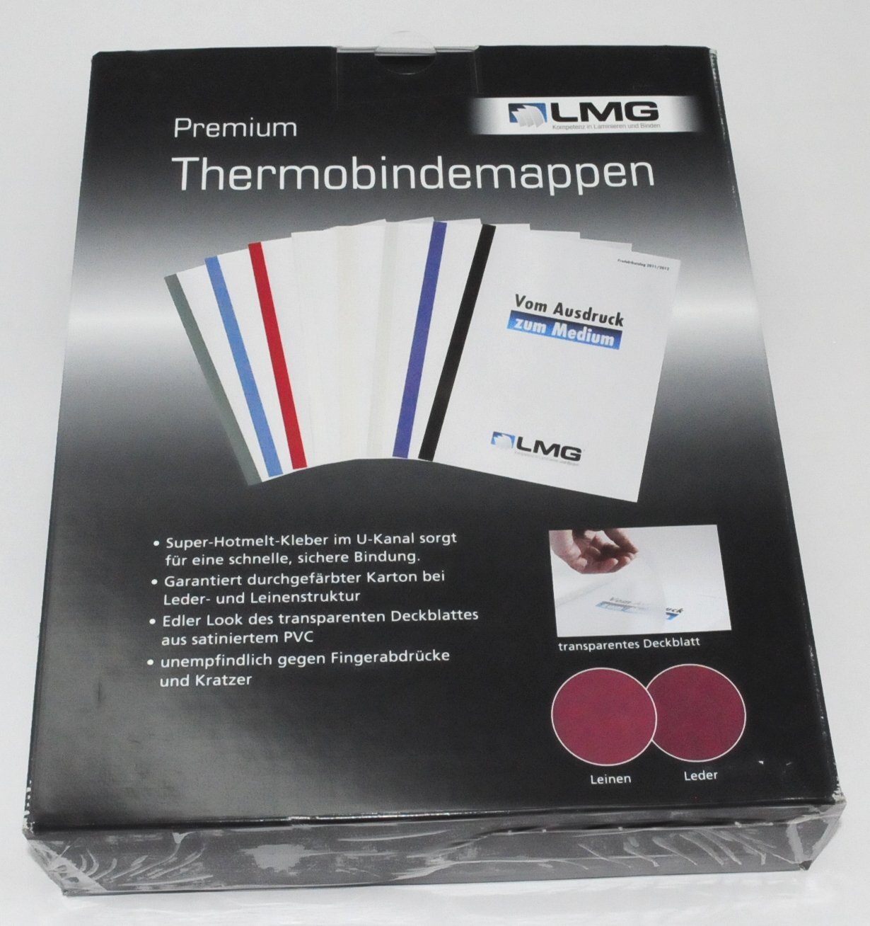 LMG LMG Bmdlem BEIG R2 Thermal Binding Folders Linen Texture Matt Front, Filing