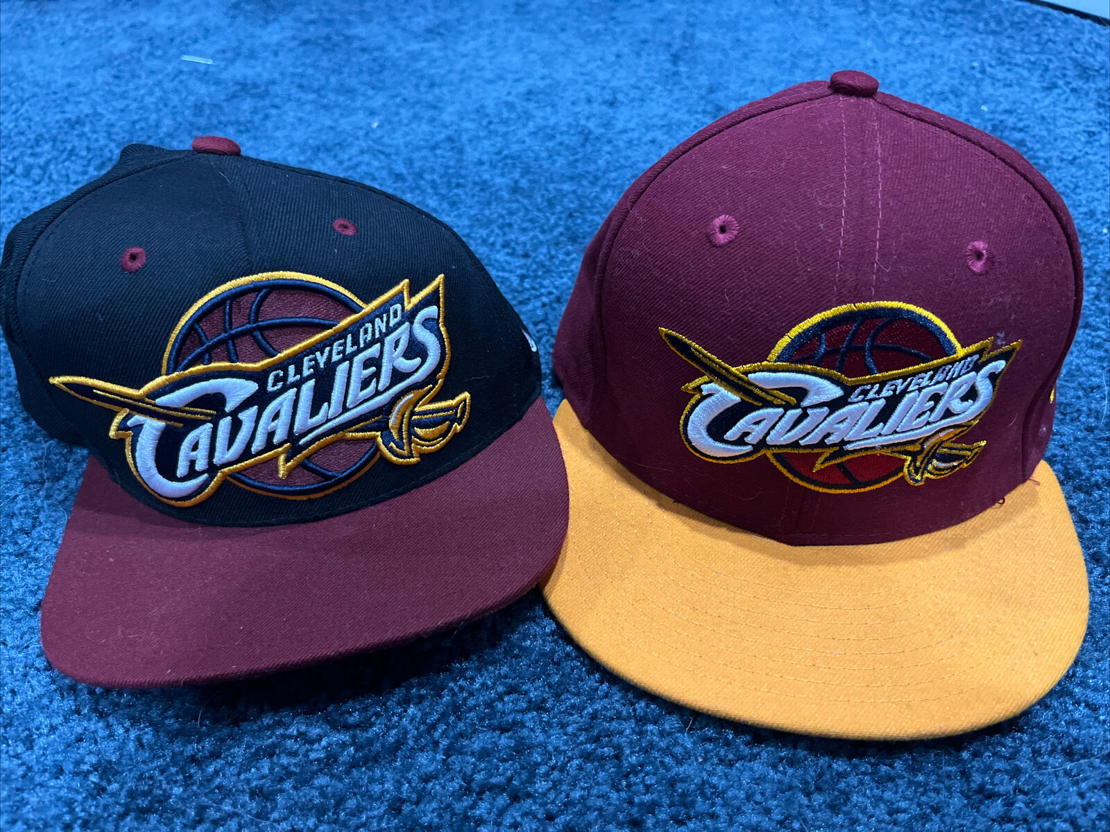 (2) Cleveland Cavaliers Snap-Back Hats, New Era, … - image 1
