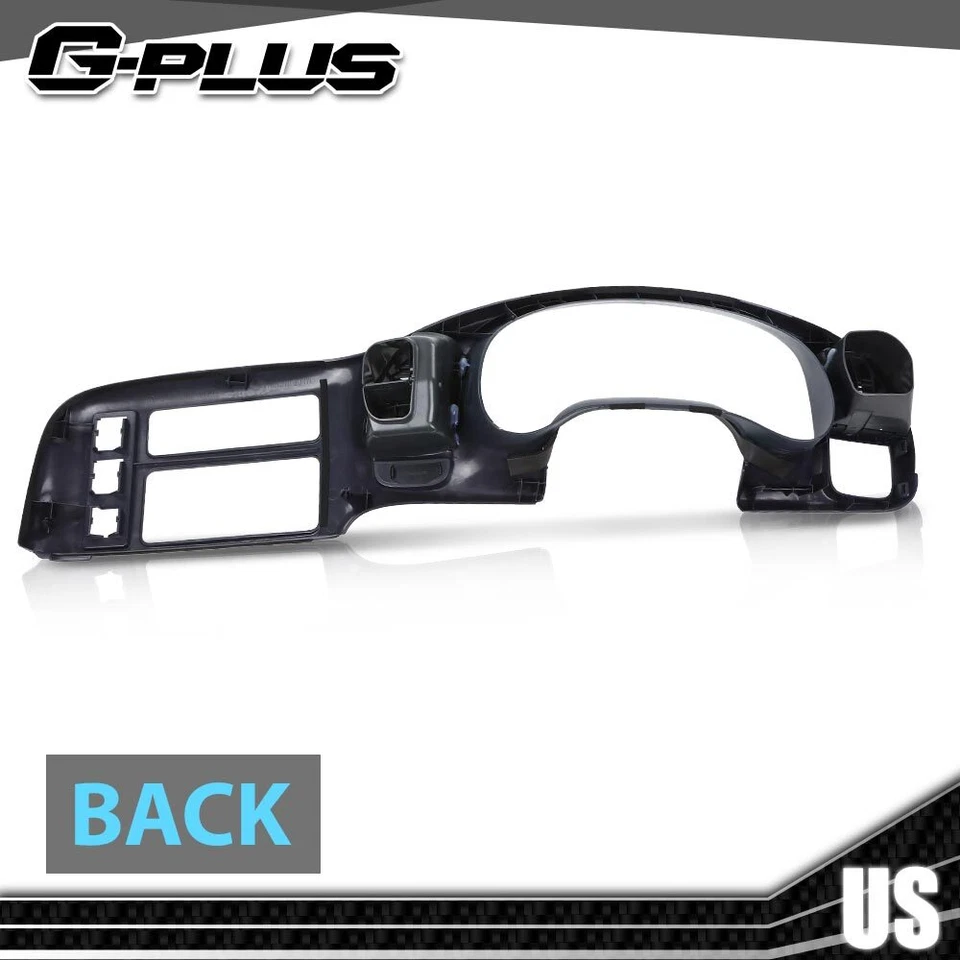 Panel de bisel de embellecimiento de radio de tablero apto para Chevrolet Astro GMC Safari 1995-2005 Foto 3 de 4