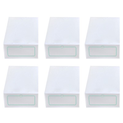 12 PCS Schuh Boxen Für Schrank Sneaker Box Schuh Veranstalter Für Schrank