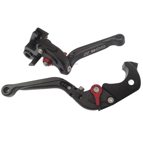Black Adjustable Brake & Clutch Levers Kawasaki Z900SE Z900RS 2018-2025 - Picture 3 of 3