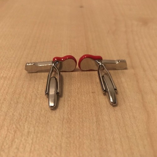 BOUTONS DE MANCHETTE GUITARE ÉLECTRIQUE BONNE QUALITÉ LIVRAISON GRATUITE UK PAIRE NEUVE - Photo 11/12