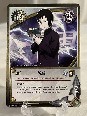 Naruto CCG 1st Edition Sai 789 NM | eBay