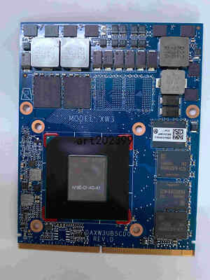 For HP ZBOOK 17 G5 QUADRO P3200 6GB GDDR5 MXM3.0 TYPE B VIDEO CARD N18E-Q1-KC-A1