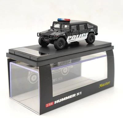 1:64 Scale Master Hm H1 SUV Police Car Diecast Toys Models Collection Gifts