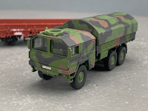Märklin 4MFOR German Army (BW) 46955 KBS 443 Flat Car w/5 Ton GL Truck LZ HO2352 - Picture 8 of 13
