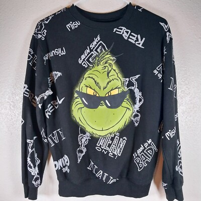 Mens (Unisex) The Grinch Dr SeussSweatshirt Ugly Christmas