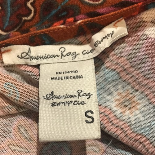 American Rag Dress Sz Small Tribal Print Bodycon Stretch Sweater Multi Color New - Picture 3 of 7