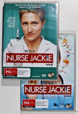 Nurse Jackie : Season 1&2 (DVD, 2010) Pre-Owned Sent Tracked From Da Hub
