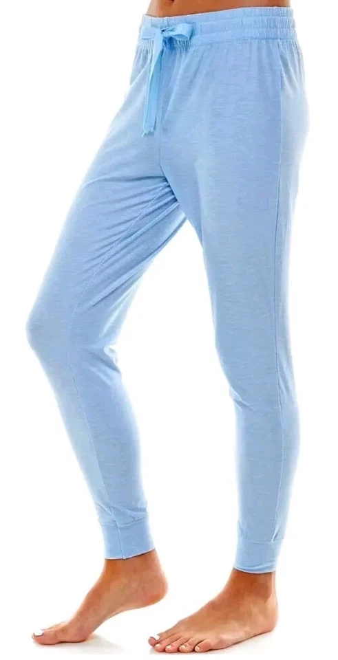Nuevo con etiquetas Pantalones Jogger Jaclyn Intimates Talla M WHISPERLUXE Ropa de Salón Pkts Azul Jaspeado Foto 2 de 4