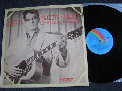 Buddy Holly-The Nashville Sessions LP-Promo-1975 UK-MCA Coral-CDLM 8038-Mono