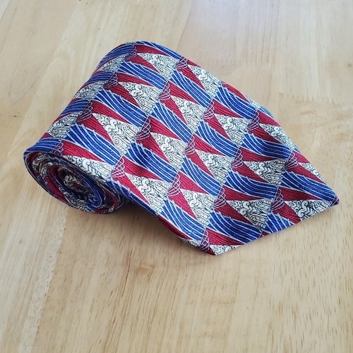 Countess Mara Men's Multicolor Neck Tie 100% Silk 58"x4" Made In USA - Picture 1 of 10