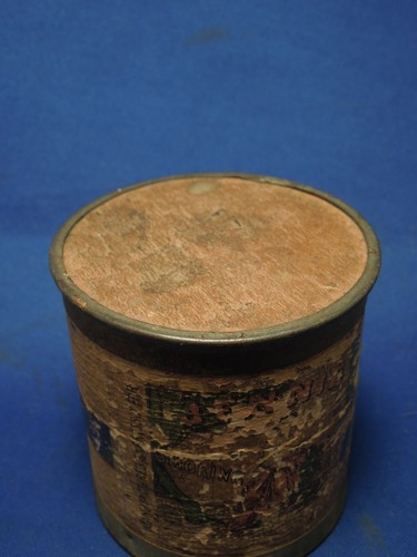 Seltene antike Jennie Tabakdose aus Holz von Cunningham Gleim & Co Philly - Bild 8 von 8