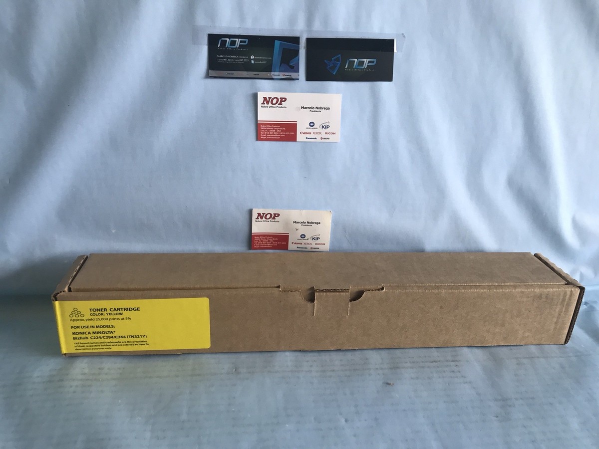 コニカミノルタ トナーカートリッジ TN321Y Konica TN-321Y TN321Y YELLOW Toner C224e C224 C284 C364 C284e