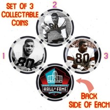 LEN FORD - PRO FOOTBALL HALL OF FAME - COLLECTABLE COIN SET