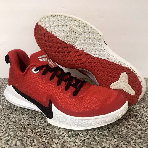 kobe red and white basketball shoes