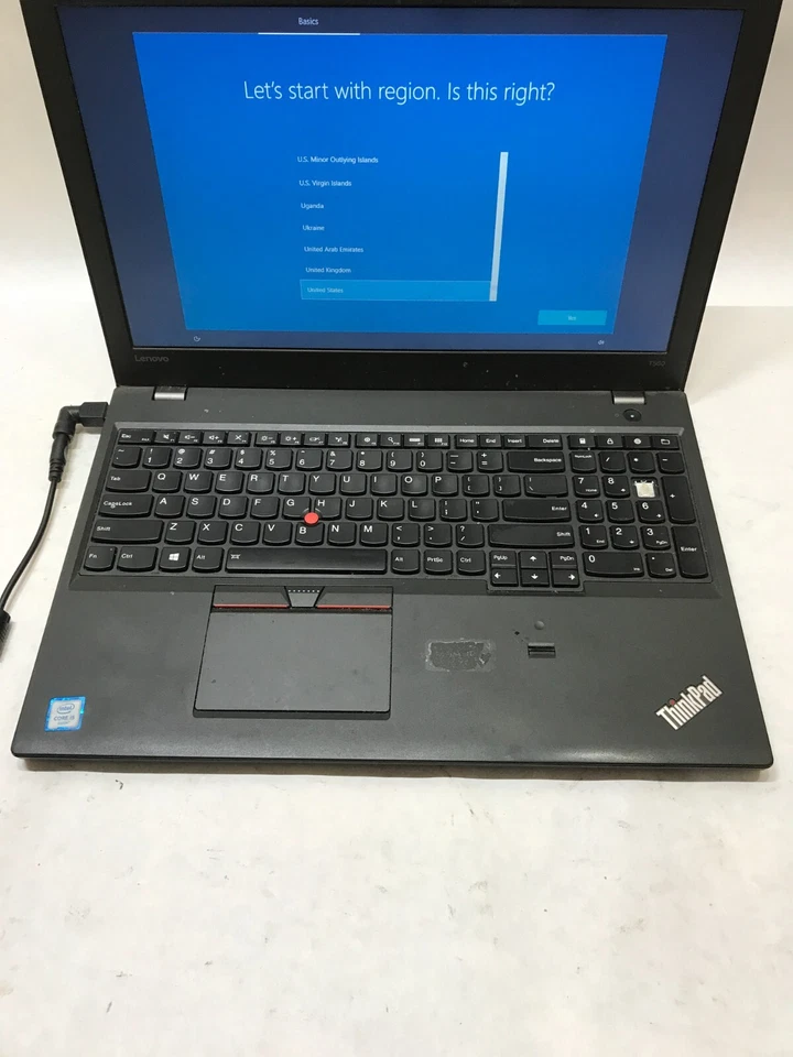 Lenovo ThinkPad T560 15" Intel Core i5 4GB RAM 320GB HDD WIN 10 Missing Key - DW - Image 3 of 4