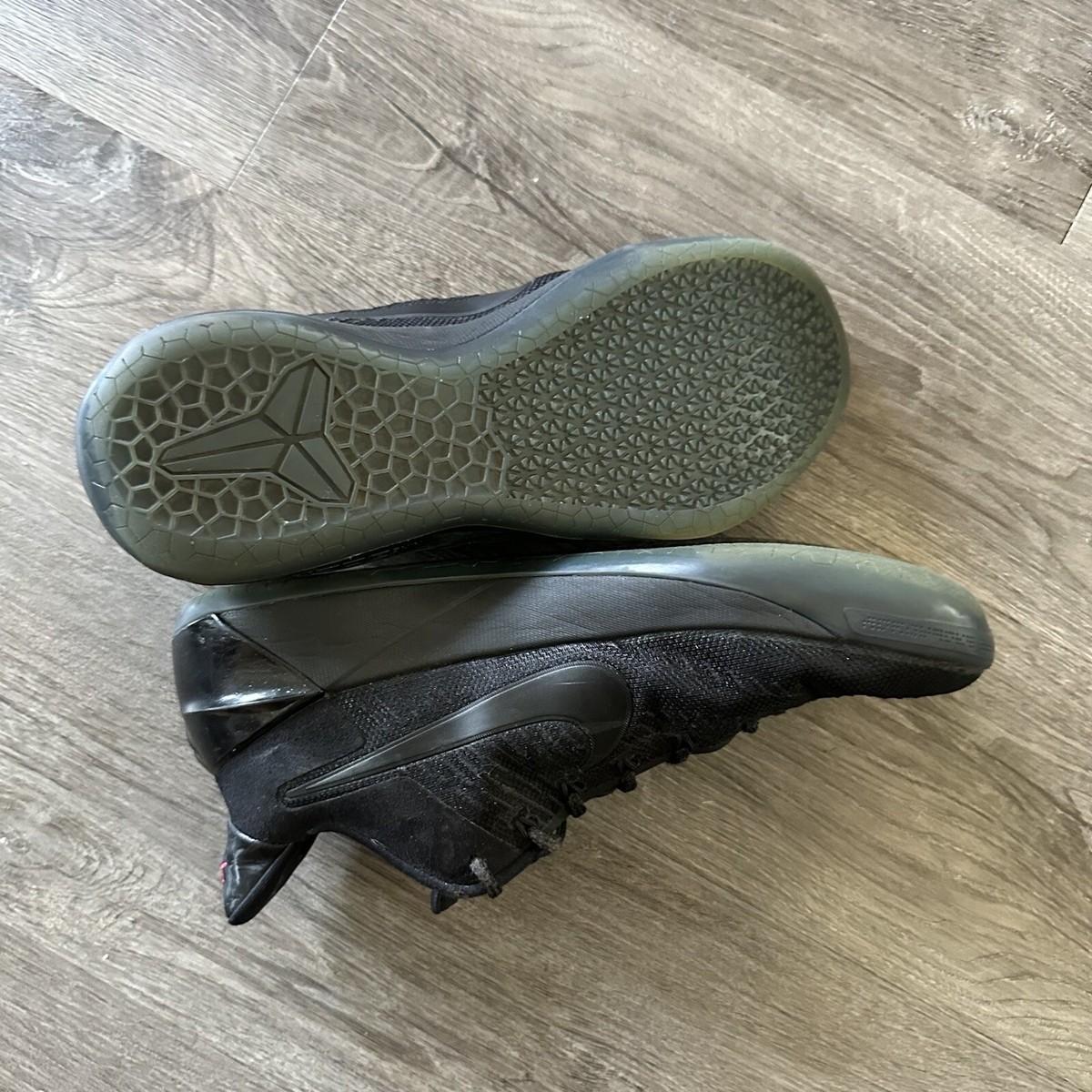 Nike Kobe A.D Black Mamba Sneakers Triple Black Rare 852425- 064 Mens Size 12 RARE Nike Kobe AD NBY Black Mamba Triple Black Mens Shoes  main image 3