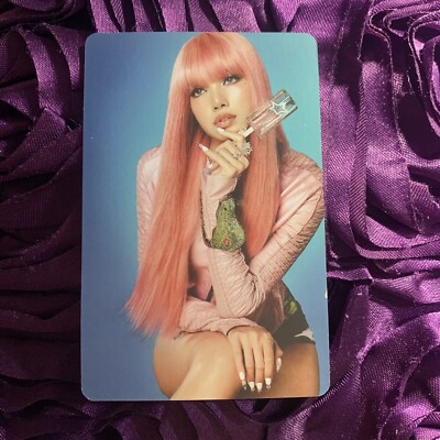 Lisa Alterego BLACKPINK KPOP Idol Goddess Photo Card Pink Hair Babe