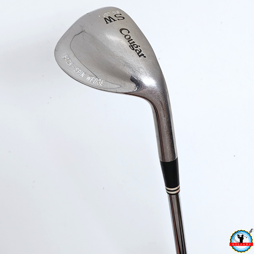 Cougar Back-Spin Wedge 64* Sand Lob Wedge RH 0-Flex Steel Shaft 35.5"