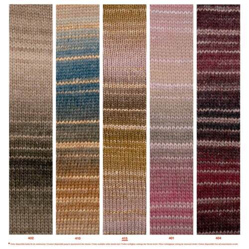 Katia Yarn Azteca Fine Lux 100G Gradient Glitter - Bild 3 von 17