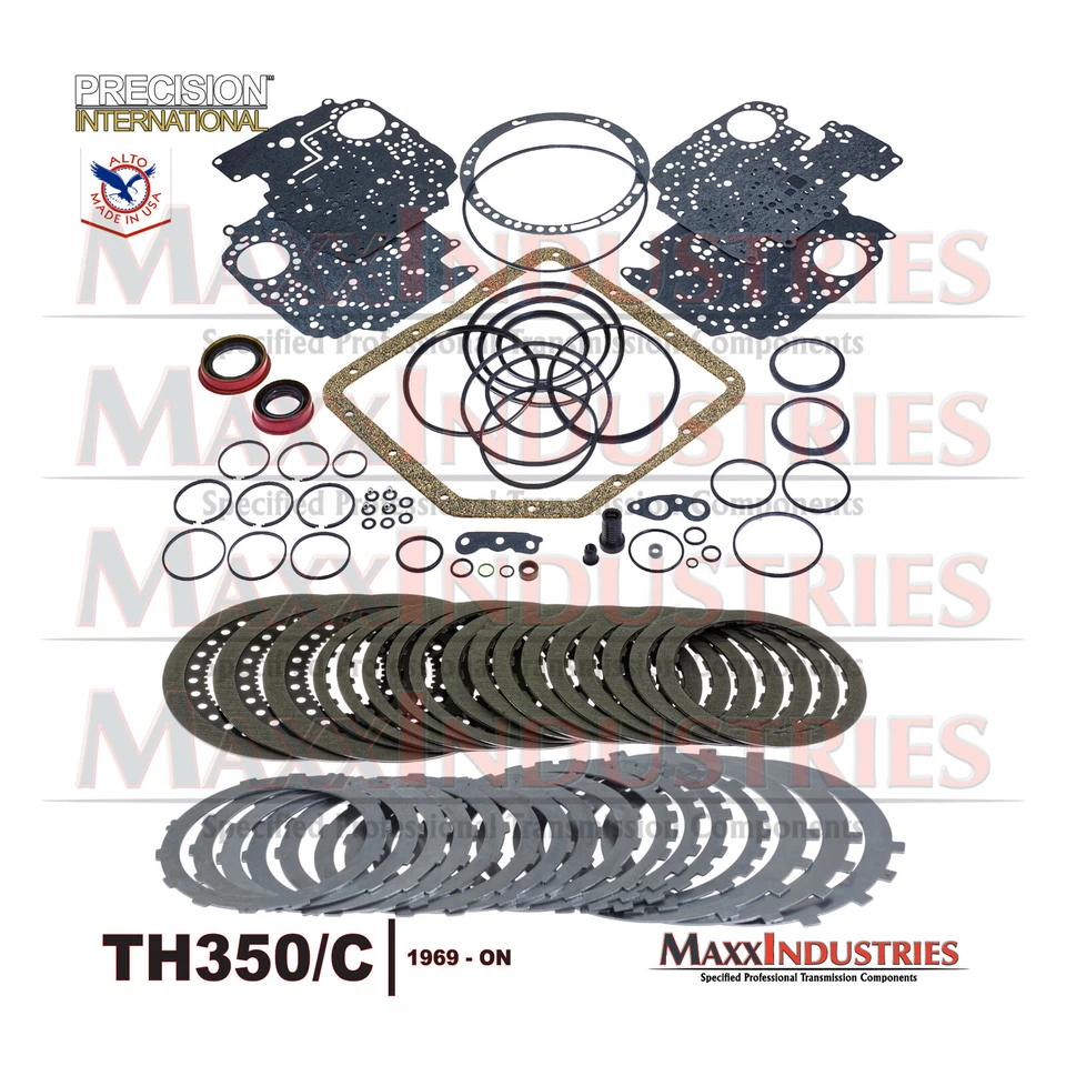 TH350 350C Transmission Rebuild - Master Kit High Energy Alto Peformance Clutchs - Image 2 of 4