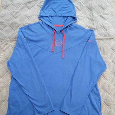 Buffalo Bills Nike Sideline Performance Long Sleeve Hoodie T-Shirt NFL Tri-Blend