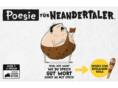 EXPLODING KITTENS Poesie für Neandertaler Partyspiele