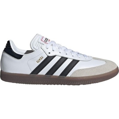 Adidas Unisex Samba Indoor Soccer Shoes White Black Vivid Red 7.5 Men 8.5 Women
