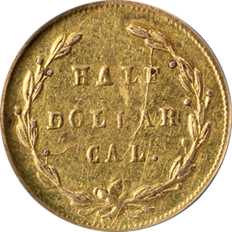 1871 G50c Round Liberty BG-1026 NGC AU55 Nice Eye Appeal Nice Strike - Image 2 of 4