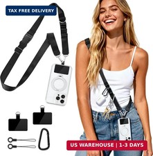 Multifunctional Phone Lanyard, Cell Phone Universal Adjustable Anti-Theft Crossb