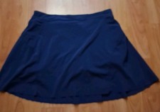 Athleta Girl Game Point Skirt Size XXL/16 Navy Blue Tennis Athleisure Athletic