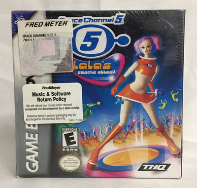 を安く買う方法 （箱ジャンク）　欧州　GBA　Space Channel 5 Ulala's Cosmic Attack　スペースチャンネル