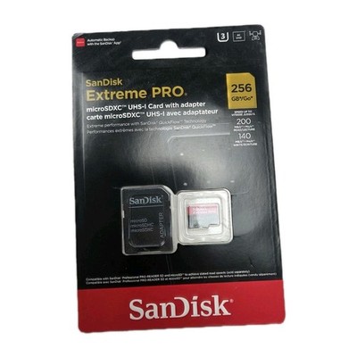Sandisk Extreme Pro 256gb Microsdxc SanDisk 256GB Extreme Pro