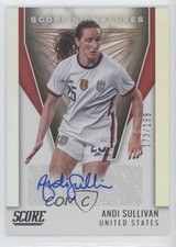 2021-22 Panini Score FIFA Signatures 173/199 Andi Sullivan #SS-AS Auto 0su2