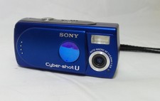 Rare Vintage Sony Cyber-shot 2 MP Digital Camera - Blue DSC-U30/L 