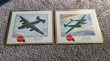 Set Of Coca-Cola WW 2 Airplane Litho Prints- ...