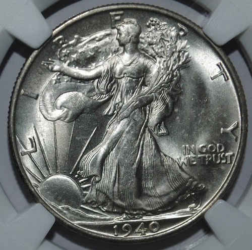1940 S Walking Liberty Half Dollar  NGC MS64 FULL DETAILS