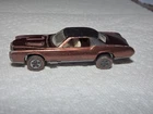 VTG 1968 Hot Wheels Custom Eldorado Redline Car Brown Black Roof