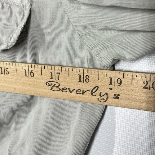 Standard James Perse Green Corduroy Button Up Jacket 2 M Lightweight Pockets - Picture 7 of 11