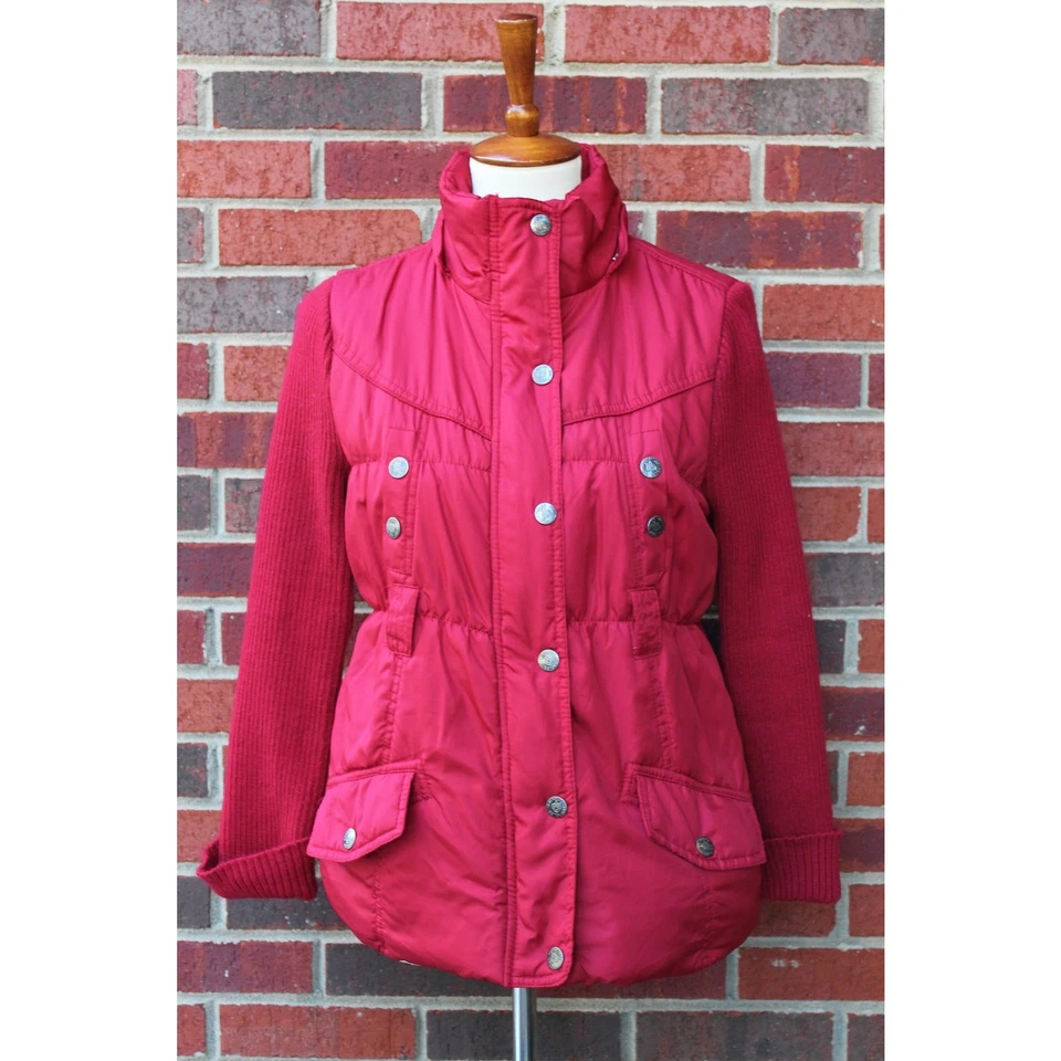 Chaqueta acolchada roja Dollhouse vintage para niñas talla XL Foto 2 de 4