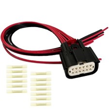 2 Pin Headlights Halogen Wiring Harness Connector Pigtail Plug Fit RAM500 Ram 1