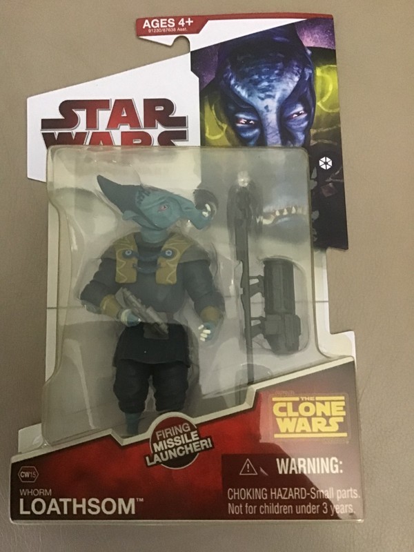 Hasbro Star Wars The Clone Wars Whorm Loathsom Action Figure 2009