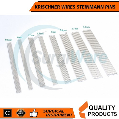 #ad K Wires Kirschner Wires Orthopedic Surgical Bone Pins Steinmann Pins 200 PCs Set $180.00