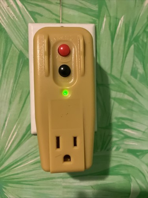 #ad Manufacturing 30439005 Auto Reset 15 AMP Grounded 3 Prong GFCI Single Outlet ... $18.00