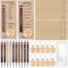 10 Sets Christian Gift Bulk Inspirational Bible Verse Bamboo Pens Scripture B...